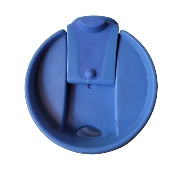 Starbucks Double Wall Clear Raised Floral Flowers Blue Lid 16oz - Picture 5 of 9